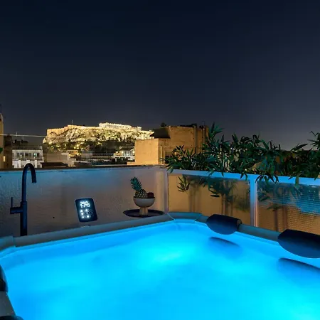 Acropolis View Plunge Pool Loft Apartment *