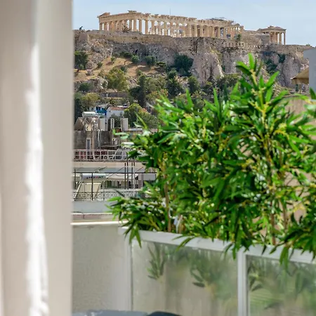 Acropolis View Plunge Pool Loft Apartment Athens