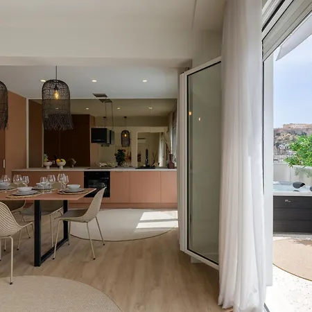 Apartment Acropolis View Plunge Pool Loft Athens